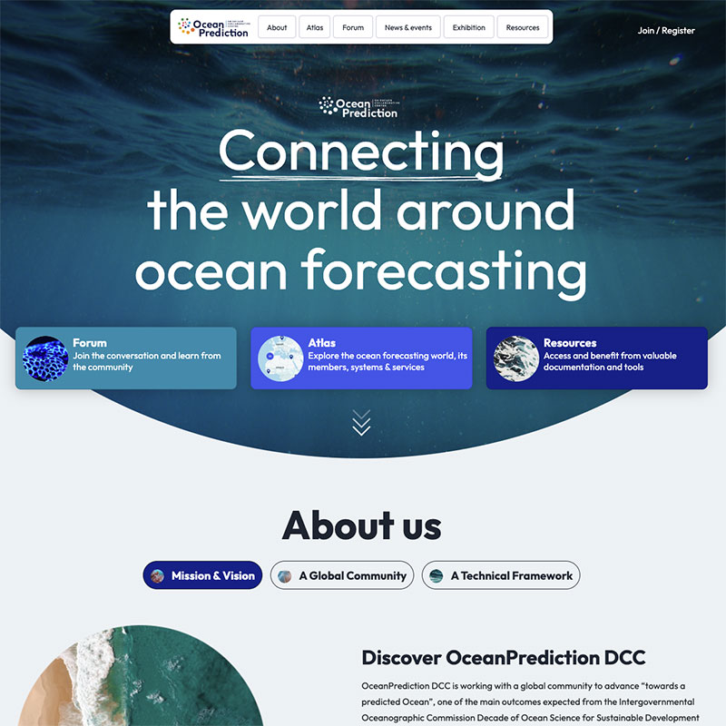 OceanPrediction DCC